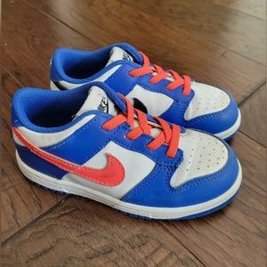 Nike Dunk Low Game Royal Crimson White Blue Toddler